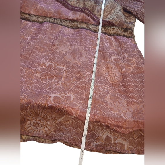 Vtg Y2k Babydoll Patchwork 22W 24W Empire Waist Fairy Grunge Romantic Victorian - Picture 6 of 11